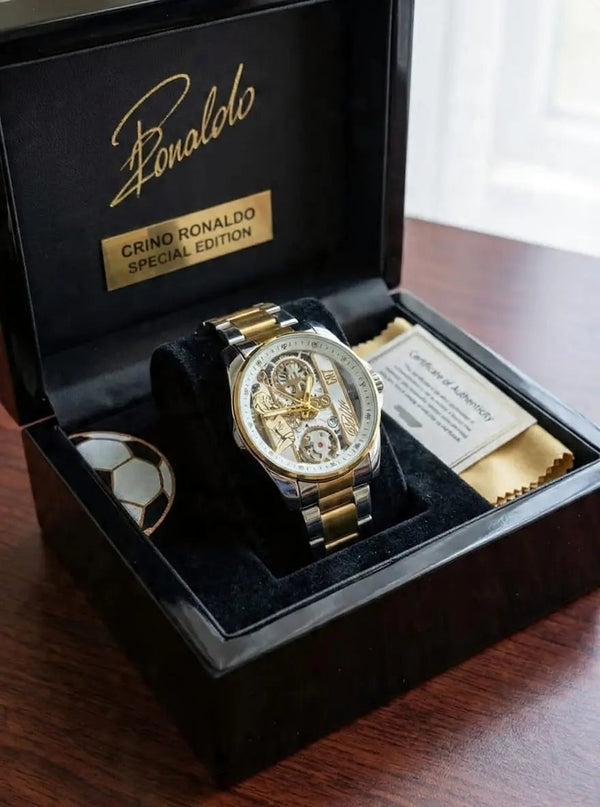 Online Watches Pakistan | Luxury Skeleton Men’s Quartz Watch with Date & Time – Zenvo Watches