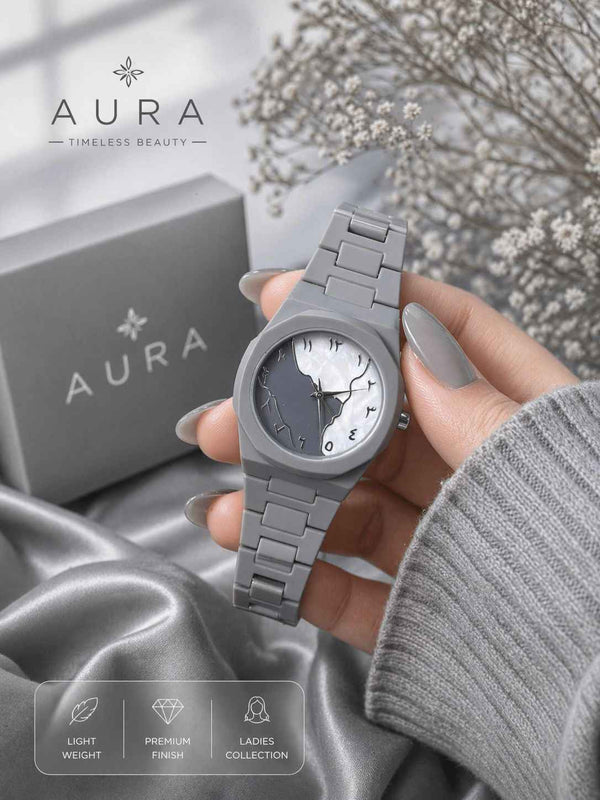 Gray Aura Double Color Ladies Watch Women's Gift Watch